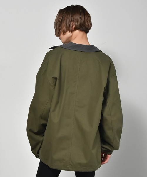 Starting Over(スターティングオーバー)の「ダッククレリック ワークカバーオール(カバーオール・メンズ・ブラック/ベージュ/キナリ/カーキ・M/L/XL)」の18枚目の写真