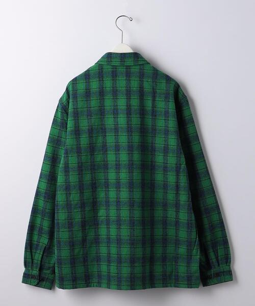 PLEASURES（プレジャー）の「＜PLEASURES＞ FLANNEL SHIRT/シャツ（シャツ/ブラウス・メンズ・ライトピンク/ケリー・M/L/XL）」の9枚目の写真