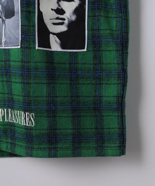 PLEASURES（プレジャー）の「＜PLEASURES＞ FLANNEL SHIRT/シャツ（シャツ/ブラウス・メンズ・ライトピンク/ケリー・M/L/XL）」の4枚目の写真