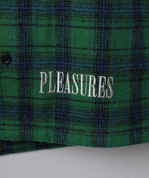 PLEASURES（プレジャー）の「＜PLEASURES＞ FLANNEL SHIRT/シャツ（シャツ/ブラウス・メンズ・ライトピンク/ケリー・M/L/XL）」の10枚目の写真