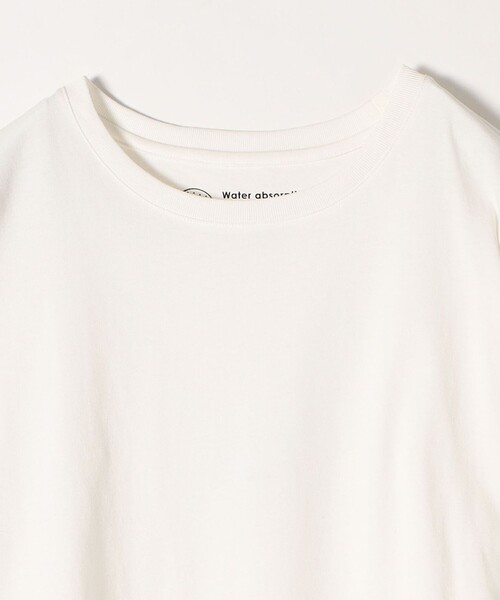 SHIPS any（シップス エニィ）の「SHIPS any:〈吸水速乾〉ラウンドヘム ロングスリーブ ワイド TEE（Tシャツ/カットソー・レディース・ホワイト/ブラック/オフホワイト/ブルー/その他/ブラウン・ONE SIZE）」の8枚目の写真