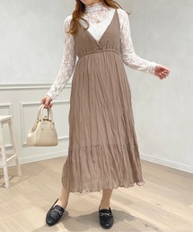 apres jour | クリンクルキャミワンピース【ZOZOTOWN限定アイテム】(ワンピース)