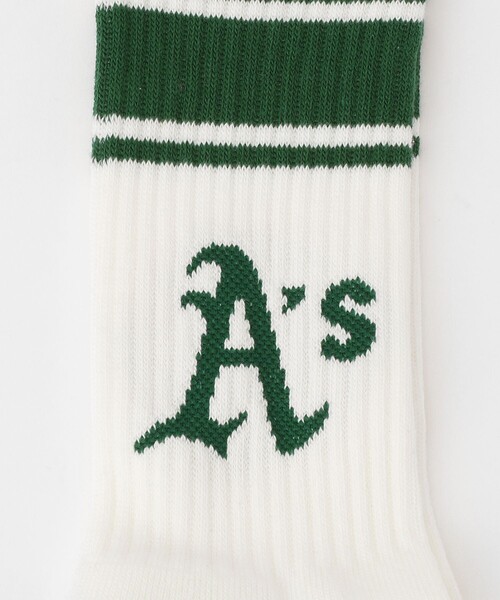 FREAK'S STORE（フリークスストア）の「MLB/エムエルビー 別注 MLB SOX（ソックス/靴下・メンズ・ネイビー/ブルー/グリーン・ﾌﾘ-）」の4枚目の写真
