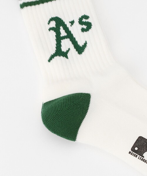 FREAK'S STORE（フリークスストア）の「MLB/エムエルビー 別注 MLB SOX（ソックス/靴下・メンズ・ネイビー/ブルー/グリーン・ﾌﾘ-）」の9枚目の写真