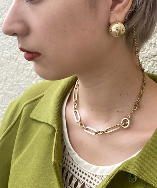 Ameri（アメリ）の「STUDS BALL PIERCE（ピアス（両耳用）・レディース・シルバー/ゴールド・FREE）」の2枚目の写真