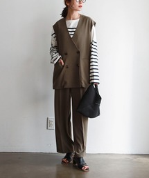 feepur | 【一周年記念】セットアップ/ジレ×パンツ(セットアップ)