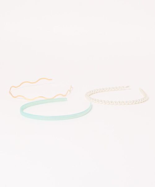 LOVETOXIC（ラブトキシック）の「パールカチューシャセット（カチューシャ・キッズ・エメラルド/プラム/アイボリー・FREE）」の4枚目の写真