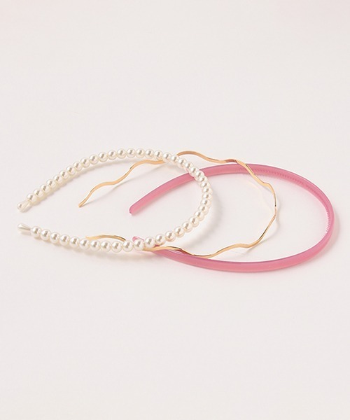 LOVETOXIC（ラブトキシック）の「パールカチューシャセット（カチューシャ・キッズ・エメラルド/プラム/アイボリー・FREE）」の5枚目の写真