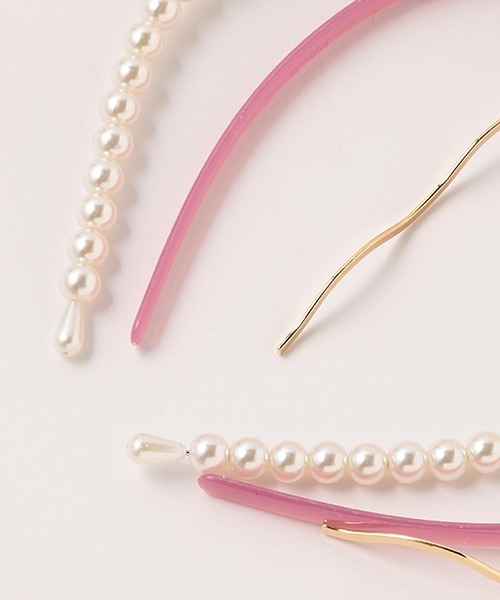 LOVETOXIC（ラブトキシック）の「パールカチューシャセット（カチューシャ・キッズ・エメラルド/プラム/アイボリー・FREE）」の6枚目の写真