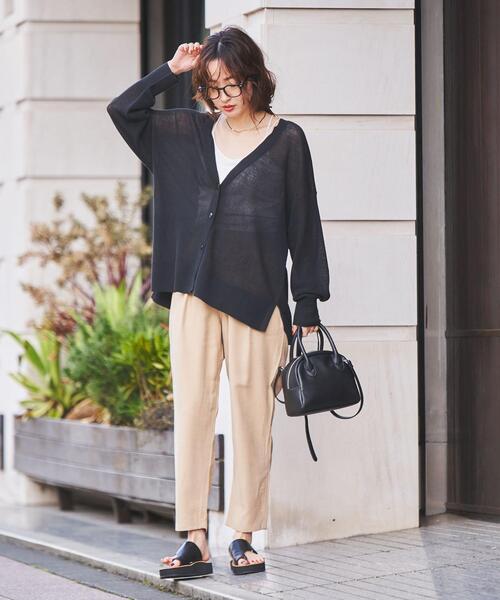 coen（コーエン）の「ラウンドボストンバッグ（ボストンバッグ・レディース・ライム/ブラック/ナチュラル・FREE）」の5枚目の写真