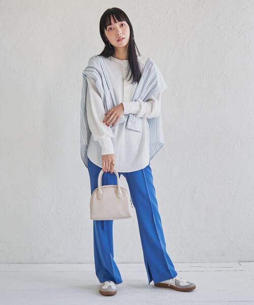 coen（コーエン）の「ラウンドボストンバッグ（ボストンバッグ・レディース・ナチュラル/ライム/ブラック・FREE）」の10枚目の写真