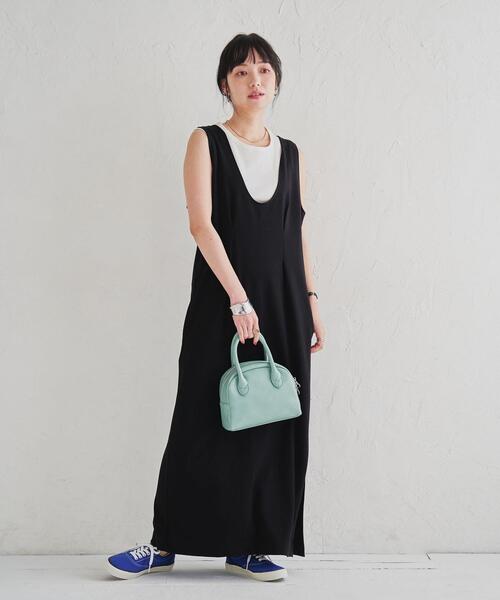 coen（コーエン）の「ラウンドボストンバッグ（ボストンバッグ・レディース・ライム/ブラック/ナチュラル・FREE）」の20枚目の写真