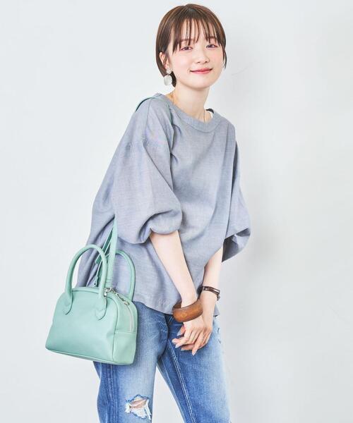 coen（コーエン）の「ラウンドボストンバッグ（ボストンバッグ・レディース・ライム/ブラック/ナチュラル・FREE）」の21枚目の写真