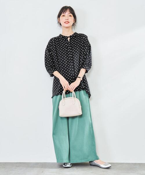 coen（コーエン）の「ラウンドボストンバッグ（ボストンバッグ・レディース・ライム/ブラック/ナチュラル・FREE）」の13枚目の写真