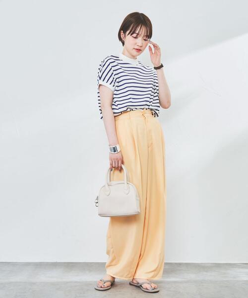 coen（コーエン）の「ラウンドボストンバッグ（ボストンバッグ・レディース・ライム/ブラック/ナチュラル・FREE）」の15枚目の写真