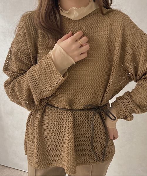 apres jour clair（アプレジュールクレア）の「【apres jour clair】アソートハイネックシアーインナー【ZOZOTOWN限定アイテム】（Tシャツ/カットソー・レディース・アイボリー/ダークブラウン/その他/ベージュ・フリー/X-LARGE）」の5枚目の写真