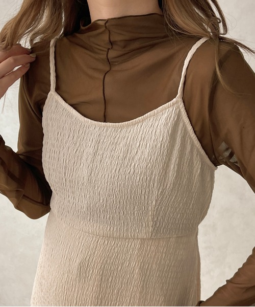 apres jour clair（アプレジュールクレア）の「【apres jour clair】アソートハイネックシアーインナー【ZOZOTOWN限定アイテム】（Tシャツ/カットソー・レディース・アイボリー/ダークブラウン/その他/ベージュ・フリー/X-LARGE）」の10枚目の写真
