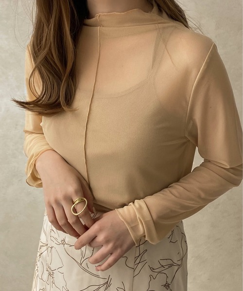 apres jour clair（アプレジュールクレア）の「【apres jour clair】アソートハイネックシアーインナー【ZOZOTOWN限定アイテム】（Tシャツ/カットソー・レディース・アイボリー/ダークブラウン/その他/ベージュ・フリー/X-LARGE）」の17枚目の写真