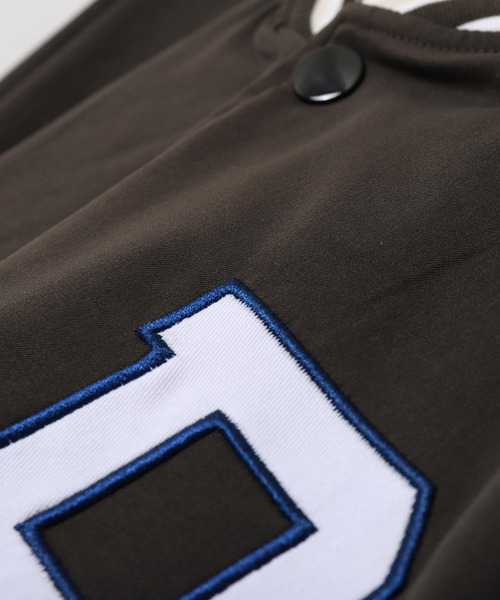 ZIP FIVE（ジップファイブ）の「【lootbox】古着風カレッジバッグロゴ スタジアムジャンパー スタジャン（スタジャン・メンズ・オレンジ/ダークグリーン/スミクロ・MEDIUM/LARGE）」の17枚目の写真