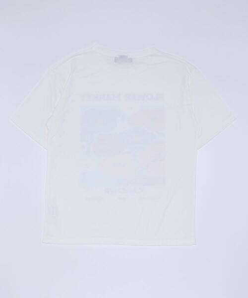lala Born(ララボーン)の「フラワーアートTシャツ(Tシャツ/カットソー・レディース・ホワイト/ブラック/イエロー・FREE)」の16枚目の写真