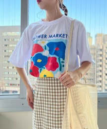 lala Born | フラワーアートTシャツ(Tシャツ/カットソー)