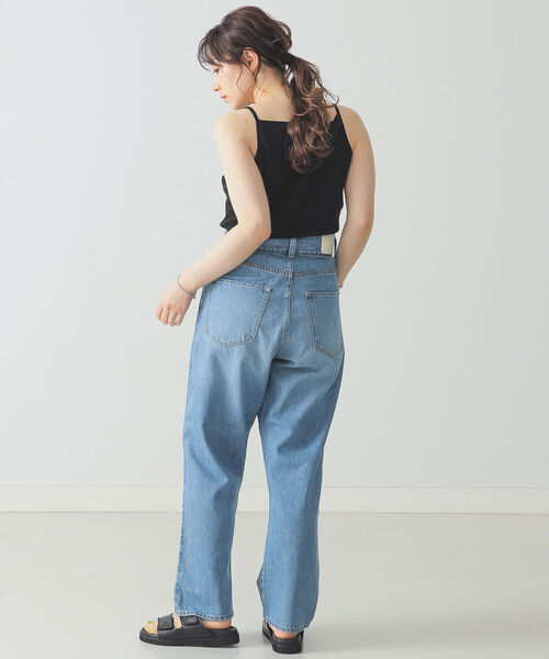 Demi-Luxe BEAMS(デミルクス ビームス)の「Demi-Luxe BEAMS / コットン ニット キャミソール(キャミソール・レディース・ブラック/イエロー/オフホワイト・ONE SIZE)」の5枚目の写真