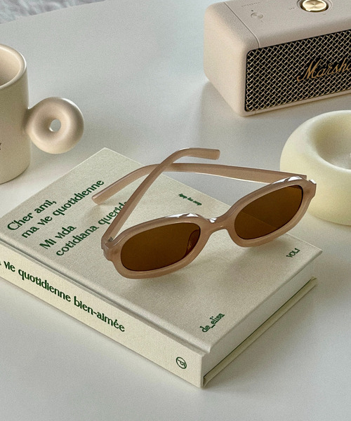 etade(エタード)の「【etade】round square sunglasses etda22s006(サングラス・レディース・ブラック/ベージュ/グレー/ブラウン系その他・FREE)」の4枚目の写真