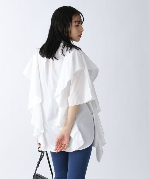 JEANASIS(ジーナシス)の「リッチフリルアソートシャツSS/296233(シャツ/ブラウス・レディース・ホワイト/ブラック/オレンジ・FREE)」の17枚目の写真