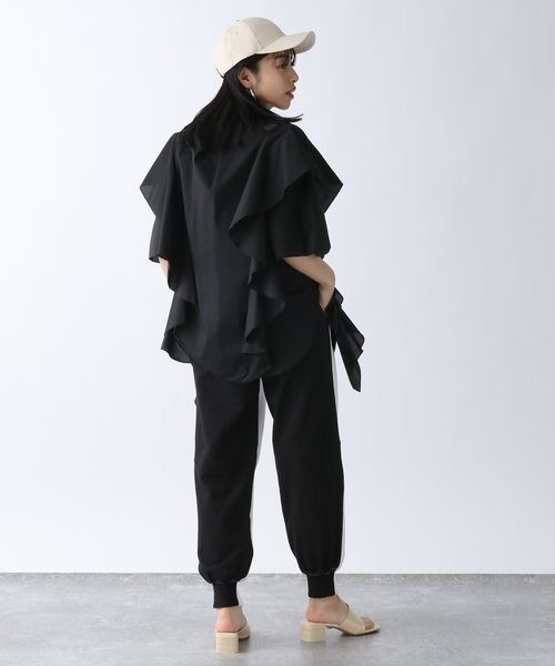 ブラウス シャツ アソートボーイフレンドシャツ レディース JEANASIS（ジーナシス）の「リッチフリルアソートシャツSS