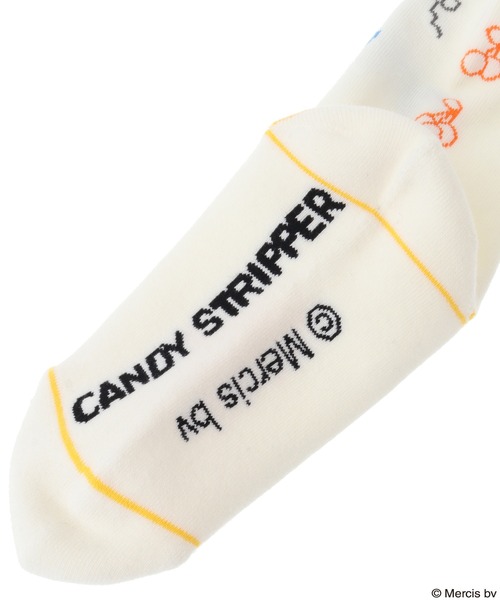 Candy Stripper(キャンディストリッパー)の「MIFFY ソックス(ソックス/靴下・レディース・ブラック/オフホワイト/イエロー・FREE)」の12枚目の写真