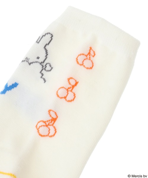 Candy Stripper(キャンディストリッパー)の「MIFFY ソックス(ソックス/靴下・レディース・ブラック/オフホワイト/イエロー・FREE)」の6枚目の写真