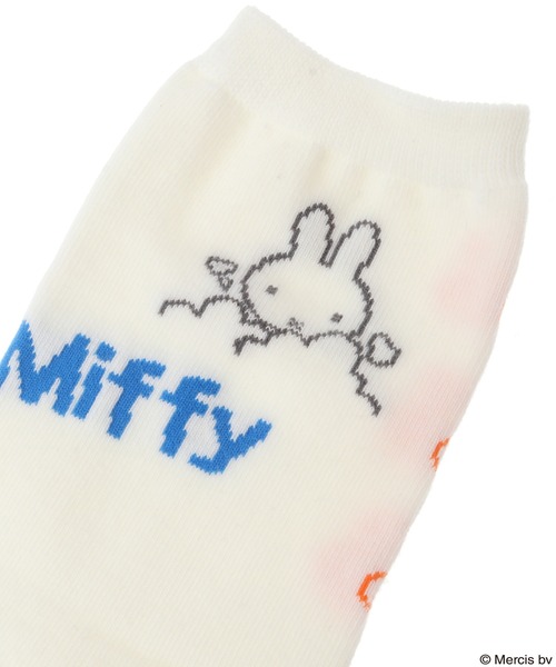 Candy Stripper(キャンディストリッパー)の「MIFFY ソックス(ソックス/靴下・レディース・ブラック/オフホワイト/イエロー・FREE)」の8枚目の写真