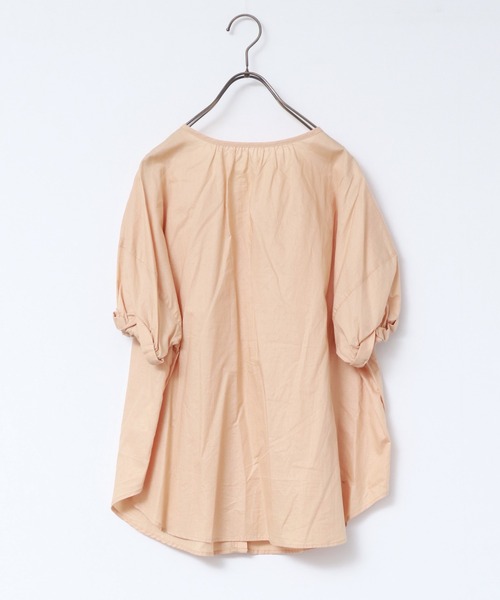 hunch（ハンチ）の「ざっくり袖デザイン ショートスリーブブラウス（シャツ/ブラウス・レディース・ブラック/ベージュ/オフホワイト・FREE）」の16枚目の写真