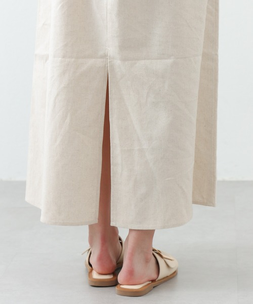 COLONY 2139（コロニートゥーワンスリーナイン）の「ZOZO限定 / リネンライクキャミワンピース（ワンピース・レディース・ブラック/アイボリー・FREE）」の20枚目の写真