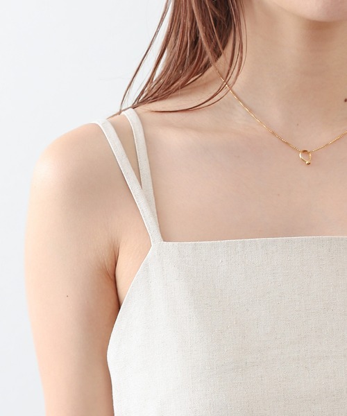 COLONY 2139（コロニートゥーワンスリーナイン）の「ZOZO限定 / リネンライクキャミワンピース（ワンピース・レディース・ブラック/アイボリー・FREE）」の22枚目の写真