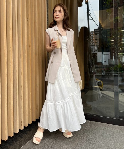 one after another NICE CLAUP（ワンアフターアナザーナイスクラップ）の「コットンボリュームスカート（スカート・レディース・ブラック/オフホワイト/イエロー/グリーン・FREE）」の13枚目の写真