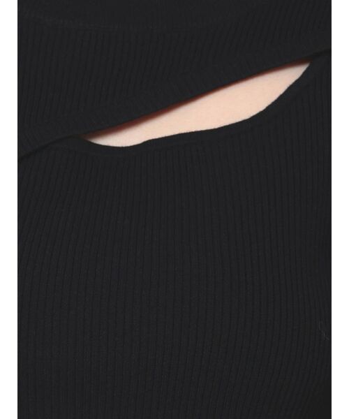 MURUA（ムルーア）の「タックパフスリーブニットトップス（ニット/セーター・レディース・ホワイト/ブラック/ブルー・FREE）」の17枚目の写真