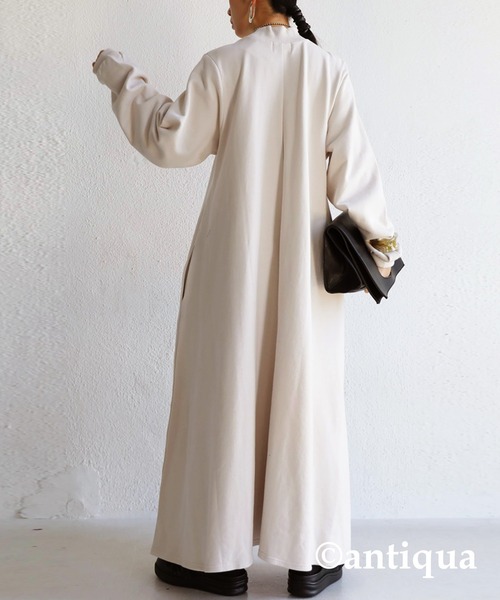 antiqua（アンティカ）の「長袖ワンピース（ワンピース・レディース・ホワイト系その他・FREE）」の3枚目の写真