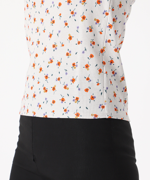 VivienneWestwood★バンダナプリント　スクエアカットソー セール】コバナプリントリブスクエアネックTシャツ（Tシャツ