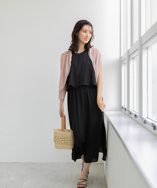 セール 星玲奈レコメンド セットアップ風シフォンワンピース ワンピース Fifth フィフス のファッション通販 Zozotown