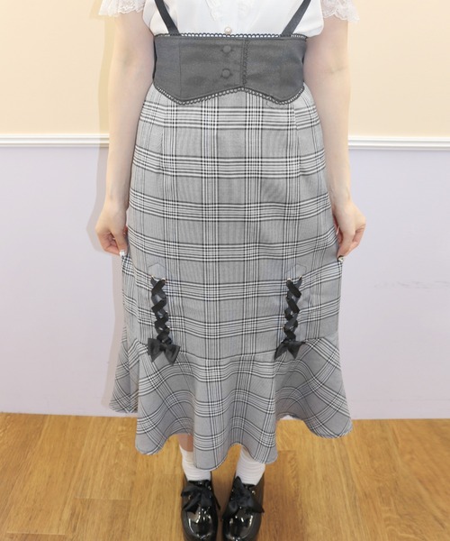 Secret Honey（シークレットハニー）の「ウエストコルセットマーメードスカート（スカート・レディース・チェック/その他2・MEDIUM）」の13枚目の写真