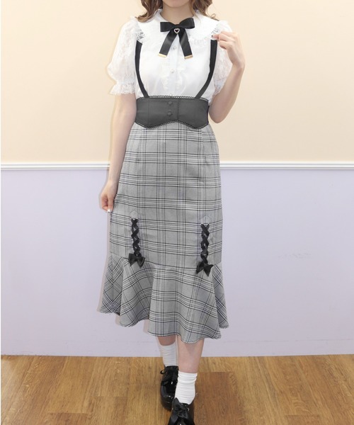 Secret Honey（シークレットハニー）の「ウエストコルセットマーメードスカート（スカート・レディース・チェック/その他2・MEDIUM）」の10枚目の写真
