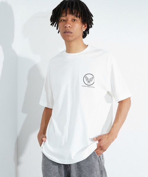 セール エアフォースマークプリントtシャツ モノトーン Tシャツ カットソー Alpha アルファ のファッション通販 Zozotown