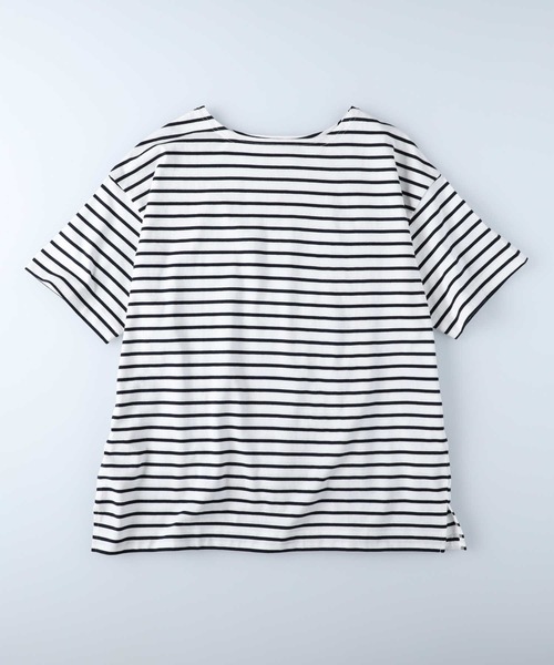 HONEYSUCKLE ROSE(ハニーサックルローズ)の「【HONEYSUCKLE ROSE】ボーダーTシャツ(Tシャツ/カットソー・レディース・ネイビー/ピンク/ブルー/グリーン・M/L)」の18枚目の写真