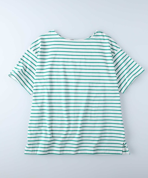 HONEYSUCKLE ROSE(ハニーサックルローズ)の「【HONEYSUCKLE ROSE】ボーダーTシャツ(Tシャツ/カットソー・レディース・ネイビー/ピンク/ブルー/グリーン・M/L)」の22枚目の写真