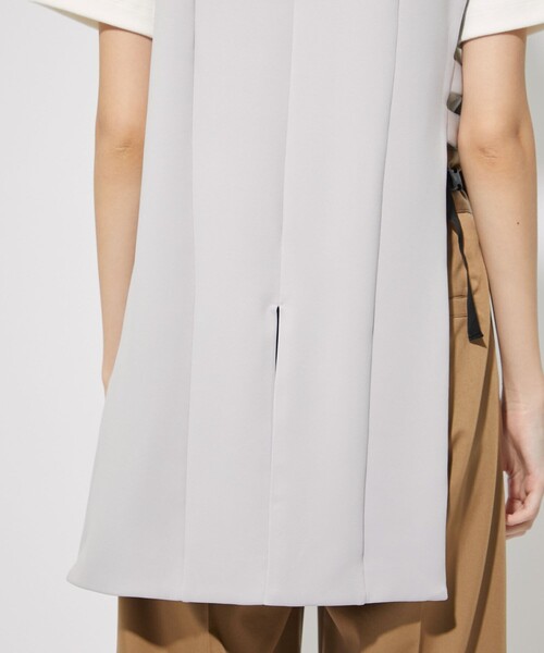 CITY TOKYO（シティトウキョウ）の「サイドオープンカットジレ（ベスト・レディース・ライトグレー/ブラック・FREE）」の15枚目の写真