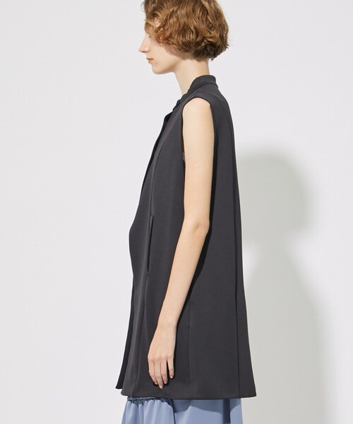 CITY TOKYO（シティトウキョウ）の「サイドオープンカットジレ（ベスト・レディース・ライトグレー/ブラック・FREE）」の19枚目の写真