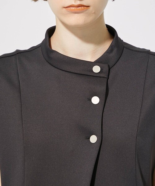 CITY TOKYO（シティトウキョウ）の「サイドオープンカットジレ（ベスト・レディース・ライトグレー/ブラック・FREE）」の21枚目の写真