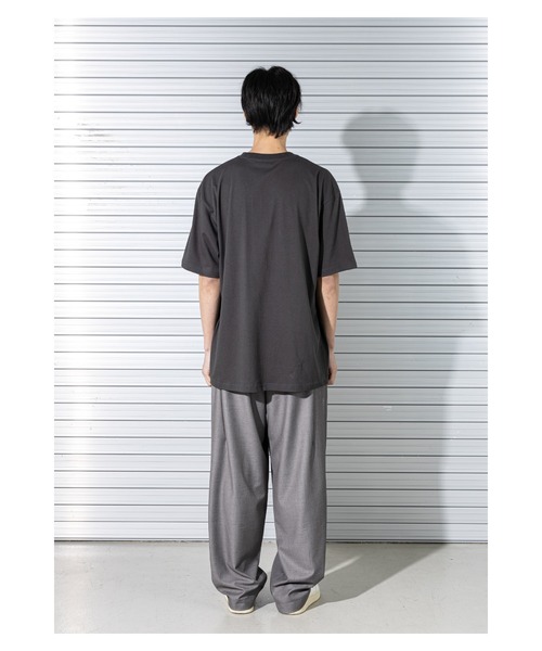 【セール】A'GEM/9 × .kom『MASSNOUN/マスノウン』MONO GALLERY OVERSIZED T-SHIRTS/モノクローム グラフィック オーバーサイズ半袖Tシャツ（Tシャツ/カットソー）｜MASSNOUN（マスノウン）
