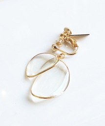 The Rule ザルール:片耳用 Amaranth earring size:S 花びら イヤリング S